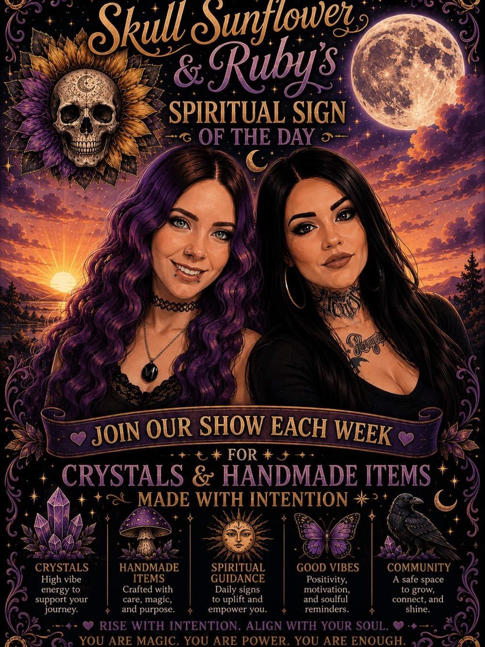 🖤SkullSunflower and Ruby Reyna’s Spiritual Sign of the day🖤